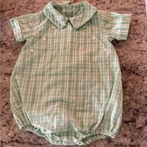 Little English Boys Green Bubble - Size 12M great condition